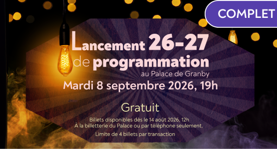 Lancement de programmation 2026-2027