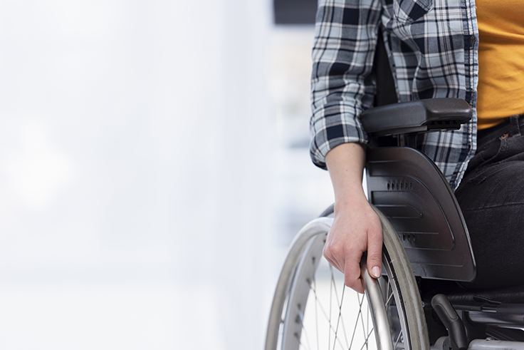 personne avec handicap moteur